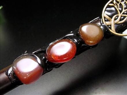 【魔法の杖】ヒーリングワンド  アメジストエレスチャル  魔術書付き 魔法の杖】ヒーリングワンド アメジストエレスチャル 魔術書付き