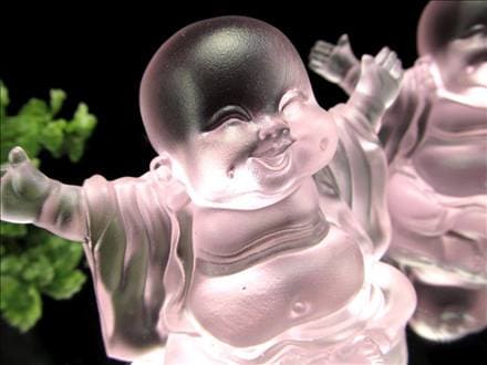 ◇豊かな表情が鮮明に彫刻された逸品◇いつも笑顔！福徳の神