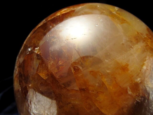 ☆黄金に輝く！鮮やか発色☆透明感抜群！希少天然水晶☆1点物