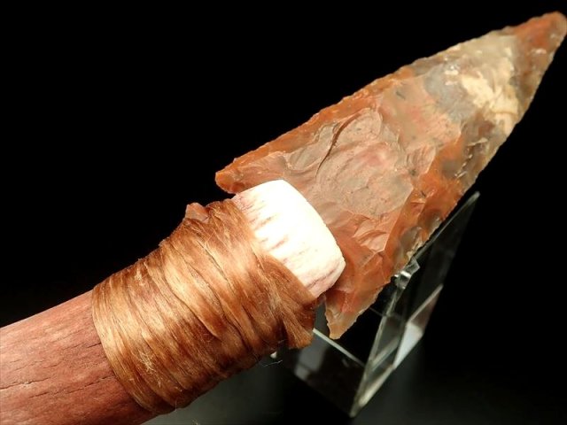 【一点物・美品】ブラジル産 天然石 手作りナイフ 全長24cm 一点物・美品】ブラジル産 天然石 手作りナイフ 全長24cm