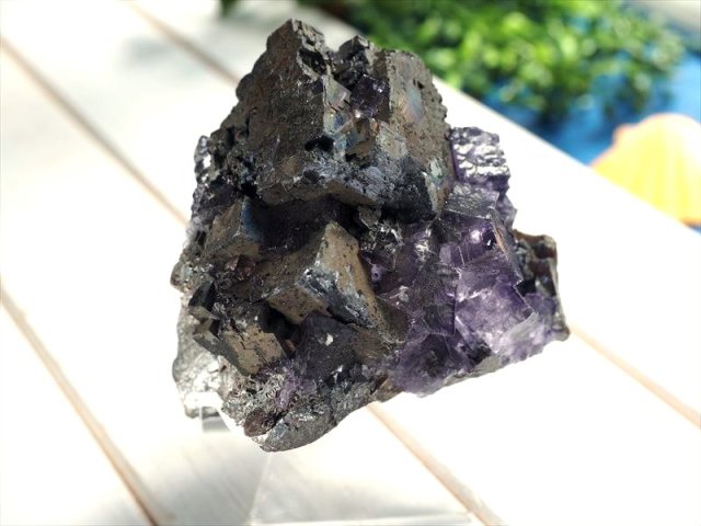 フローライト　共生　原石　鉱石 Amazon.co.jp: フローライト パイライト F2 カルサイト 共生