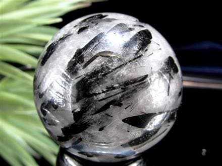 更に値下げ【シルバーブラック ルチル】丸玉 49㎜玉 23-0199-005.jpg