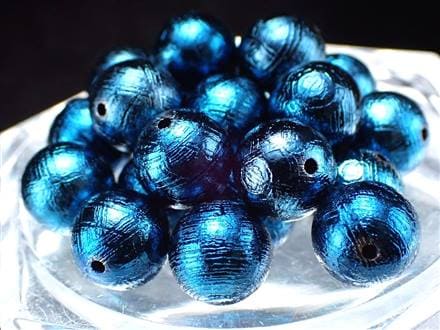 ギベオン 鉄隕石 メテオライト ブレスレット 生まれ変わっ 6mm ピンク  