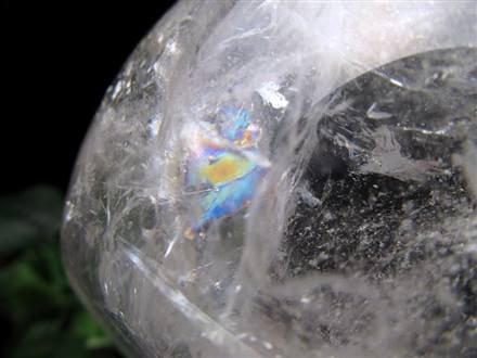 ☆超浄化！心と空間を清める天然水晶皿☆透明感と重厚感を兼ね備えた