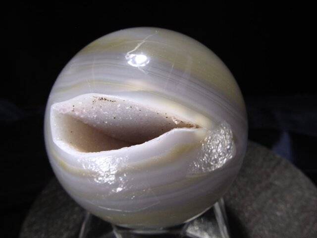 ☆限定入荷！☆笑福開運アゲートボール！☆魔除けの石☆インテリアにも