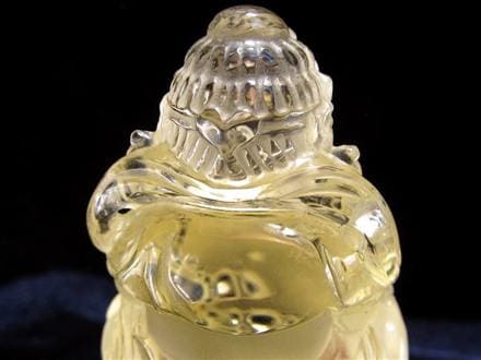 【コレクション】スモーキーシトリン 黄財神彫刻 台座付 ☆明るくやさしい黄金色☆チベット密教における財神☆11月の誕生石☆富