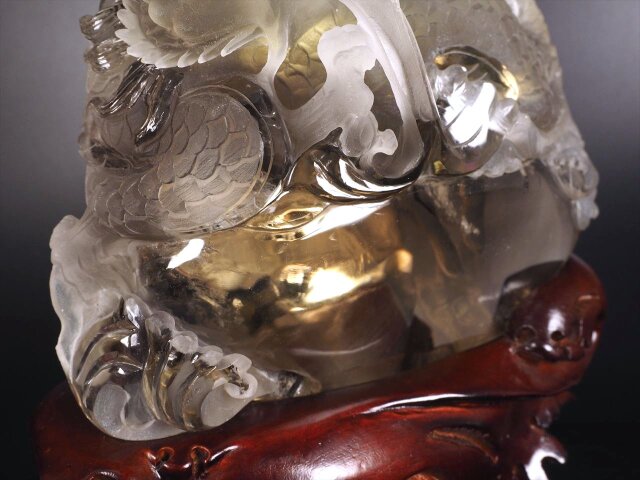 ◇至高の逸品!!◇極上超透明シトリン【黄水晶】◇大吉開運！龍神