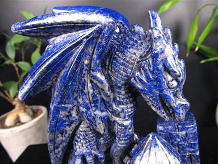 ◇城に降り立つ天空の守護者◇迫力満点！ドラゴン彫刻◇優良品質