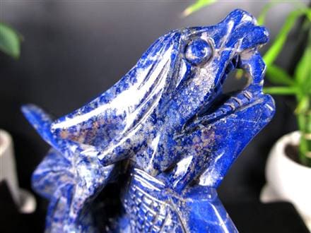 天然石ラピスラズリパーツ　ドラゴン彫刻　No.2119 天然石ラピスラズリパーツ ドラゴン彫刻 No.2119 CATEGORY 石の形で