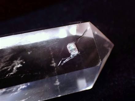 ◇希少！透明ダブルポイントクリスタル！◇大人気の虹入りも♪◇太古