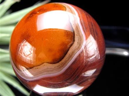 ☆自然が作り出す魅惑の縞模様☆情熱的なレッドレースアゲート☆邪を