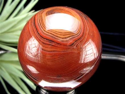 ☆自然が作り出す魅惑の縞模様☆情熱的なレッドレースアゲート☆邪を