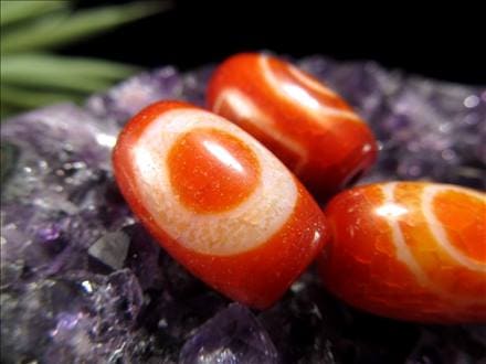 14.超レア物　特大至純三眼天珠　天然石　魔除け　開運　チベット　御守　占い 14.超レア物 特大至純三眼天珠 天然石 魔除け 開運 チベット 御