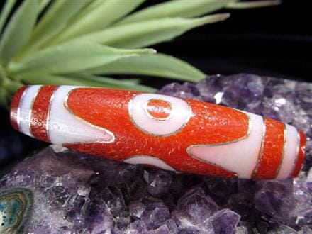 ◇紅×白×銀が織りなす力強い存在感◇希少！馬蹄痕入り◇銀との