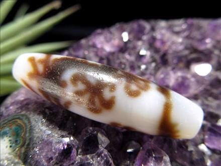 もんちゃん瑪瑙　如意蓮花天珠　9-61 もんちゃん様専用瑪瑙 如意蓮花天珠 9-61