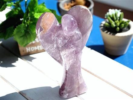 ★特選一品★幸福を運ぶ『天使モチーフ』【天然水晶エンジェル彫り置物1体】❤️ ◇産地直送!◇幸福を運ぶ天使モチーフ◇守護や優しさの象徴