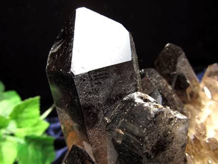 魔除け最強【高品質】漆黒モリオンクラスター黒水晶