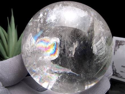 産地直送】☆虹入り！☆贅沢な一品！厳選レムリアン水晶使用☆古代の