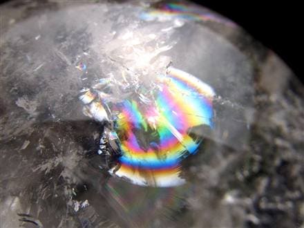 産地直送】☆虹入り！☆贅沢な一品！厳選レムリアン水晶使用☆古代の