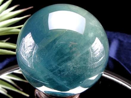 希少色 ブルー グリーン フローライト スフィア ◇超大人気スフィア!!◇希少色!!濃く鮮やかな青緑色◇知性・平和
