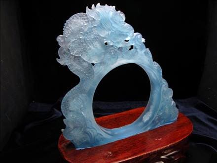 中国美術品・翡翠原石・観音盤龍・極細工3D浮彫・縁起・ペンダント・地上最強御守 鉄製「瑞龍」 正彦作 ー 三宝堂オンラインショップ
