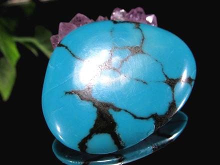 ◇高品質で知られる「フーベイ産ターコイズ」◇鮮やか発色