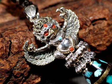 ◇ご利益の塊！◇天然【ターコイズ＆赤瑪瑙】使用◇チベット密教法具