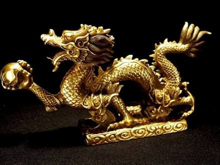 ☆縁起物として大人気！☆八卦の象徴の四本爪龍☆大吉開運！願いが叶う