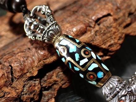 ◇ご利益の塊！◇天然【ターコイズ＆赤瑪瑙】使用◇チベット密教