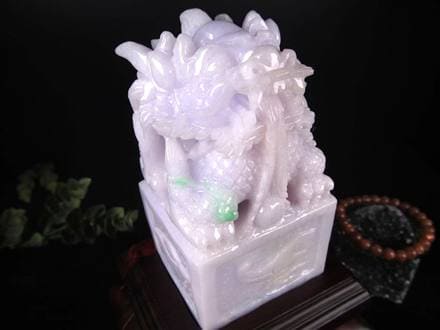 ◇高品質翡翠原石使用◇大吉開運！皇帝の証◇伝国璽◇ドラゴンボール