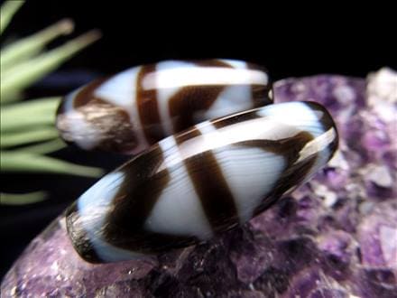 ◇女性にピッタリサイズ◇A至純天珠◇四線虎牙天珠(しせんこがてんじゅ)◇