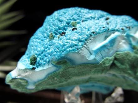 ◇発色良好ブルーグリーン◇マラカイト共生◇自然が創り出した芸術