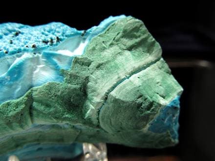 ◇発色良好ブルーグリーン◇マラカイト共生◇自然が創り出した芸術