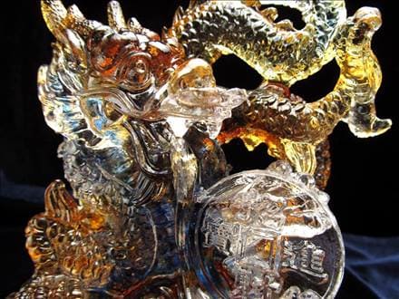 入手困難 】 dZi ジービーズ 西蔵 龍神天珠（五本爪皇帝龍）印材（dZi  