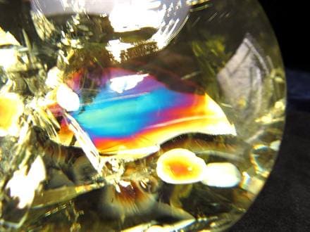 ブラジル産 水晶スフィア 約 80㍉ 728g 鉱物としての見応えあり 希少