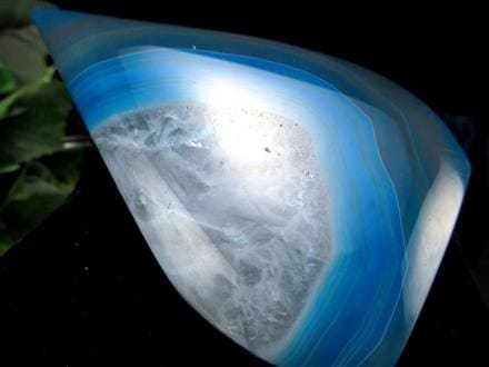 ☆爽やかトロピカルブルーカラー☆キラキラ結晶☆瑪瑙と水晶の共生☆魔
