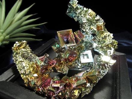 ◇希少金属！(レアメタル)◇まるで宝箱！結晶たっぷりのハート◇「世界