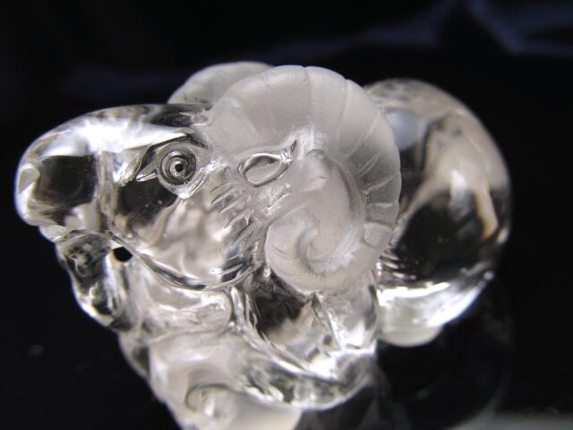 ◇限定入荷！◇極上！超透明水晶◇開運の縁起物！羊彫刻◇家庭