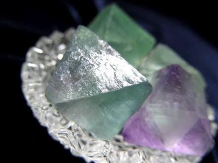 ☆大人気結晶！☆パープル&グリーンカラー☆まるで氷砂糖☆色彩鮮やか 