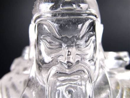 ◇限定1体！◇天然水晶使用◇秀逸！一刀一石彫り◇商売と学問の神様◇4