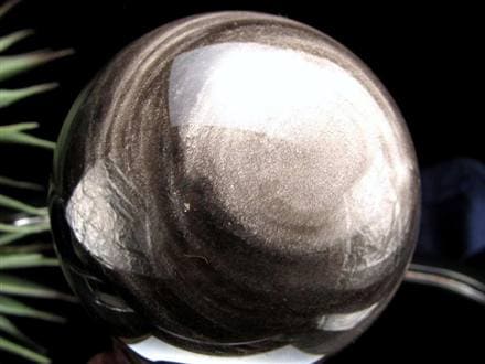 ☆深淵に煌めく銀のベール☆濃密な光沢が描く宇宙模様☆精神安定と災い