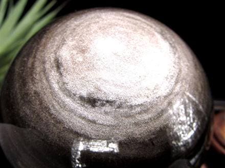 ☆深淵に煌めく銀のベール☆濃密な光沢が描く宇宙模様☆精神安定と災い