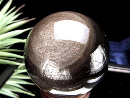 ☆深淵に煌めく銀のベール☆濃密な光沢が描く宇宙模様☆精神安定と災い