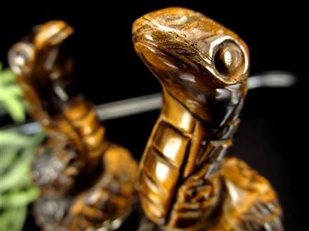 ◇来年の干支「巳（へび）」◇可愛らしいお手頃サイズ◇虎の目模様が