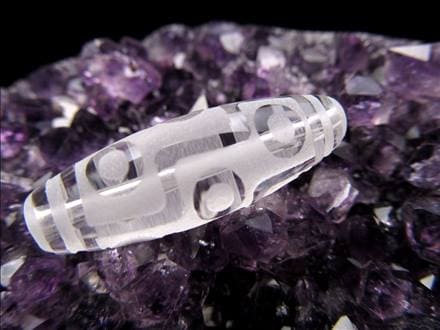 ◇新入荷！◇可愛らしいミニサイズ◇水晶【クリスタル】天珠◇九