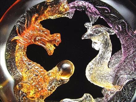☆迫力満点！特大サイズ！☆繁栄を招く龍鳳呈祥(りゅうほうてい