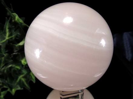 ☆大人気の妖艶なピンク色発光スフィア☆美品！淡いミルキーピンク  