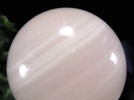 ☆大人気の妖艶なピンク色発光スフィア☆美品！淡いミルキーピンク  