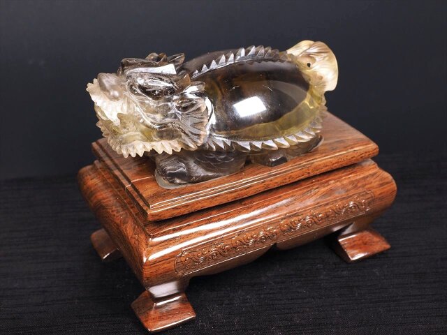 ⭐︎【極上品】シトリン 置物 301g