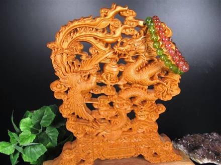 ◇限定1点のみ！◇縁起物！開運インテリア◇繁栄を招く龍鳳呈祥◇願い